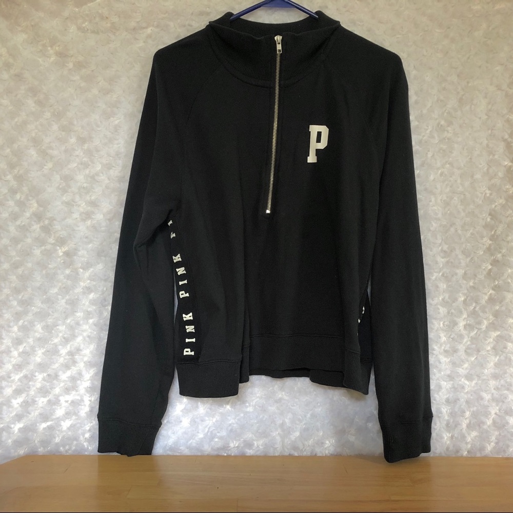 ❌❌SOLD❌❌VS Pink Quarter ZIP Hoodie